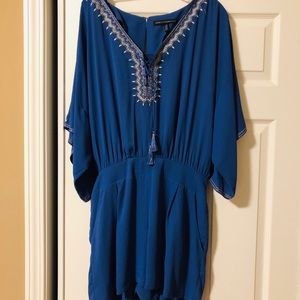 🖤WHBM🖤 Blue 3/4 Sleeve Romper